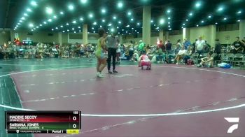 155 lbs Round 1 (4 Team) - Sariana Jones, BHWC/ Florida Supreme vs Maddie Secoy, Stormettes