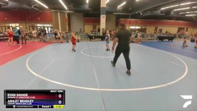 105 lbs Round 2 - Evan Savage, Ranger 47 Wrestling Club vs Ashley Bradley, Texans Wrestling Club