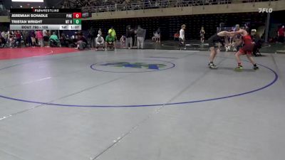 105 lbs Round Of 16 - Jeremiah Schadle, Pine Grove vs Tristan Wright, Mt Holly Springs