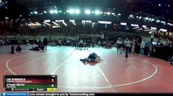 145 lbs Champ. Round 2 - Ethan Secoy, Columbus vs Jay Eversole, Lakeway Christian Academy