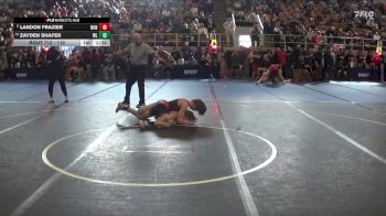 115 lbs Champ. Round 1 - Landon Frazier, None vs Zayden Shafer, West Liberty