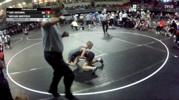 80 lbs Champ. Round 2 - Brylen Wietfeld, Clarkson Leigh vs Leo Ascherl, Scottsbluff Wrestling Club