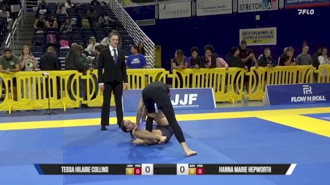 Hanna Marie Hepworth vs Tessa Hilaire Collins 2025 Pan IBJJF Jiu-Jitsu No-Gi Championship