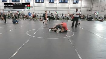 100-105 lbs Round 4 - Kaden West, Miamisburg Middle School vs Mac Adams, Rowan Wrestling Academy