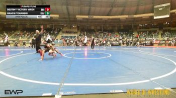 60 lbs 2nd Place - Destiny Victory Wren, Bomber Wrestling Club vs Gracie Tokarski, Unaffiliated