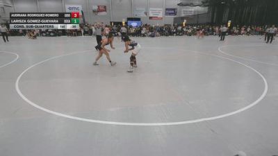 115 lbs Cons. Sub-quarters - Audriana Rodriguez-Romero, Orange Vista vs Larisza Gomez-Guevara, DeKalb