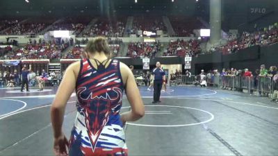 114 lbs Quarterfinal - Rossianna Gookin, Billings Wrestling Club vs Rayne Emmett, Stillwater Gladiators