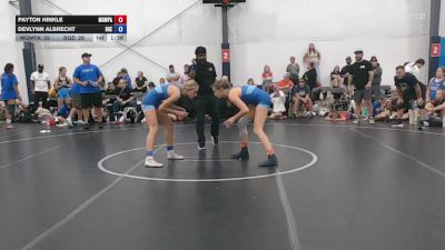56 kg 3rd Place - Payton Hinkle, MGW Monkey Business - W vs Devlynn Albrecht, Badger Girls Elite - W