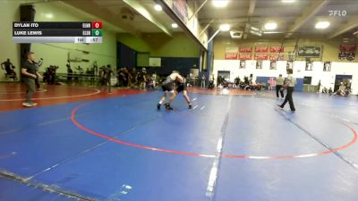 157 lbs Cons. Round 3 - Dylan Ito, Eleanor Roosevelt vs Luke Lewis, Elsinore