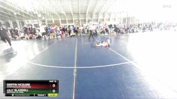 45 lbs Cons. Round 4 - Lilly Blaisdell, Brothers Of Steel vs Griffin McGuire, Evanston Elite Wrestling