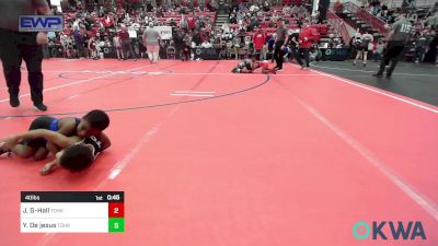 40 lbs Consolation - Jhalil Gray-Hall, Team Of Hard Knox vs YahMiir De Jesus, Team Of Hard Knox