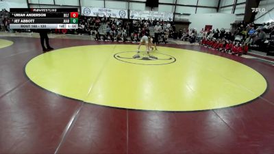 120 lbs Semifinal - Jet Abbott, Juab vs Uriah Anderson, Delta