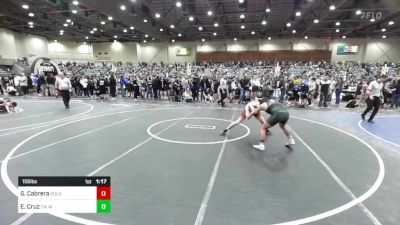 156 lbs Semifinal - Santiago Cabrera, Gold Rush vs Eduardo Cruz, TW Wrestling