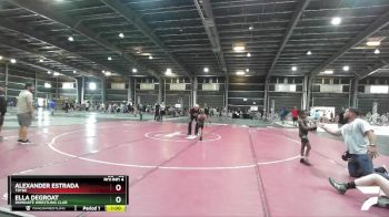 56 lbs Round 4 - Alexander Estrada, TRYBE vs Ella DeGroat, Dominate Wrestling Club