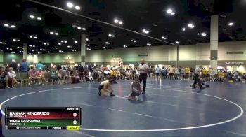 110 lbs Round 5 (6 Team) - Hannah Henderson, STL Green vs Piper Gershmel, Montana