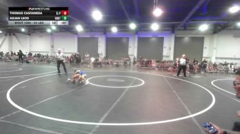 40 lbs Semifinal - Thomas Castaneda, El Paso Texas WC vs Julian Leos, Unattached