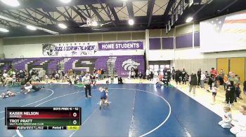 52 lbs Champ. Round 1 - Kaiser Nelson, Riverside vs Trot Pratt, Salt Flats Wrestling Club