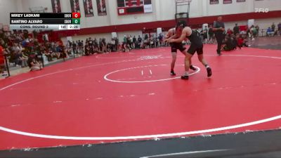 141 lbs Cons. Round 2 - Mikey Ladkani, Southern Oregon vs Santino Alvaro, Southern Oregon