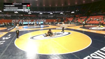 2A 175 lbs Champ. Round 1 - Aiden Rodriguez, Crystal Lake (Prairie Ridge) vs Elijah Smith, Chatham (Glenwood)