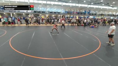 120 lbs Champ. Round 2 - Messiah Grant, Unattached vs Parker Day, Unattached