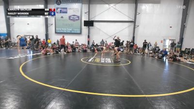 56 lbs Rr Rnd 5 - Carolyn Geckler, Ohio Goons - W vs Hailey Worden, Mat Demon - W