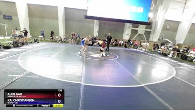 120 lbs Round 1 (8 Team) - Alex Gau, Minnesota Red vs Kai Christiansen, Idaho