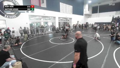 86 lbs Semifinal - Koby Hori, World Team Training Center vs Matthew Aviles, Savage House Wrestling Club