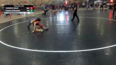 95 lbs Quarterfinal - Jameson Grant, Seymour Youth Wrestling Club vs Isaiah Partridge, Cleveland Wrestling Club