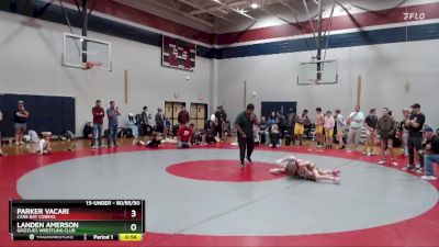 80/85/90 Round 2 - Landen Amerson, Grizzlies Wrestling Club vs Parker Vacari, Cane Bay Cobras