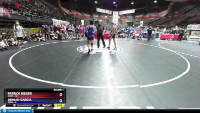 165 lbs Round 2 (8 Team) - Patrick Rieger, SJWA vs Demian Garcia, SAWA