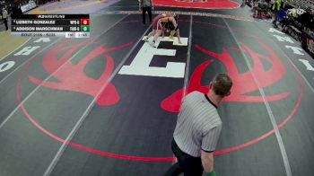 Champ. Round 1 - Addison Marschman, Fairbury Girls vs Lizbeth Gonzalez, West Point-Beemer Girls