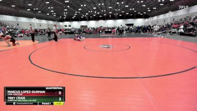 190 lbs Quarterfinal - Marcus Lopez-durman, Carl Junction vs Trey Craig, Christian Brothers College