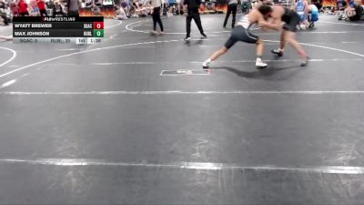 150 lbs Round 1 (4 Team) - Max Johnson, Reverence United Black vs Wyatt Brewer, SGAC