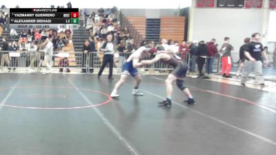 132 lbs Round Of 16 - Yazmanny Guerrero, Brockton vs Alexander Beihagi, Lincoln-Sudbury