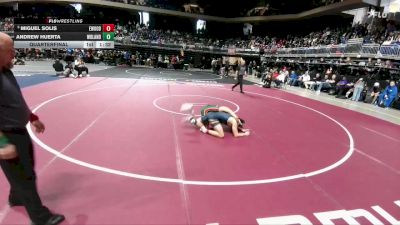 6A 132 lbs Quarterfinal - Miguel Solis, El Paso Eastwood vs Andrew Huerta, Conroe The Woodlands