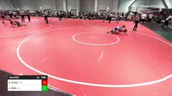 123 lbs Quarterfinal - Koda King, Ronan Chiefs&maidens vs Jacob Bell, Inland Elite