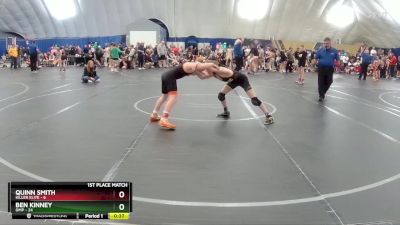 92 lbs Finals (2 Team) - Quinn Smith, Killer Elite vs Ben Kinney, OMP