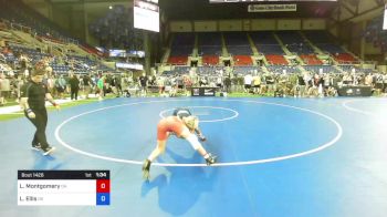 120 lbs Cons 32 #2 - Liam Montgomery, Ohio vs Legend Ellis, Oklahoma