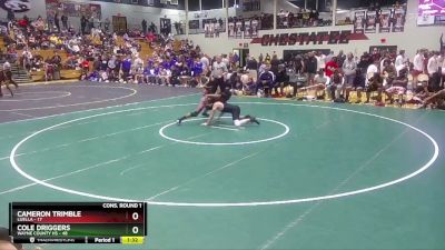 157 lbs Quarters & 1st Wb (16 Team) - Cameron Trimble, Luella vs Cole Driggers, Wayne County HS