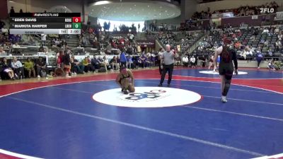 6A 190 lbs Semifinal - Markita Harper, Little Rock Central High School vs Eden Davis, Northside