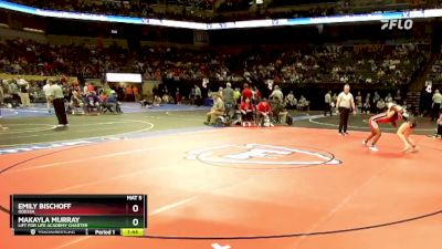 130 Class 1 lbs Quarterfinal - Emily Bischoff, Odessa vs Makayla Murray, Lift For Life Academy Charter