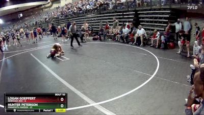 112 lbs Round 4 (6 Team) - Hunter Peterson, Minnesota Maroon vs Logan Goepfert, Nebraska Red