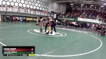 132 lbs Cons. Round 4 - Hunter Hinkle, New Lexington vs Chase Parker, Clearview (Lorain)