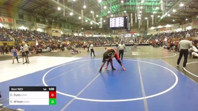 Round Of 16 - Ezekiel Dyes, Denver North Jr. Vikings vs Erik Wilson, Duran Elite