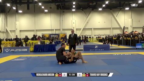 Travis Ray Brooks vs Nicholas Mario Angeloni 2024 World IBJJF Jiu-Jitsu No-Gi Championship