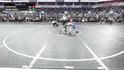60 lbs Quarterfinal - Connor Self, King Select vs Vincent Burgo, Team Tulsa Wresling Club
