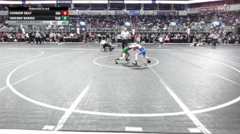 60 lbs Quarterfinal - Connor Self, King Select vs Vincent Burgo, Team Tulsa Wresling Club