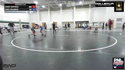 102 kg Rr Rnd 1 - Avery Duffield, Thoroughbred Wrestling Academy vs Shea Colleran, Izzy Style Wrestling