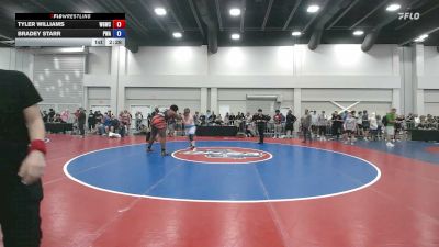 285 lbs Cons. Rd Of 16 - Tyler Williams, Warmup Gang Wrestling Club vs Bradey Starr, PSF Wrestling Academy