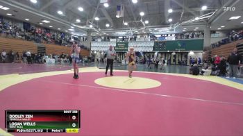 132 lbs Cons. Round 2 - Logan Wells, West Hills vs Dooley Zen, Temecula Valley